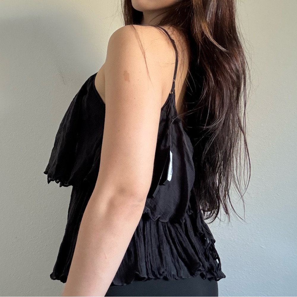 Mes Demoiselles Elegant Black Sleeveless Top - Picture 10 of 13